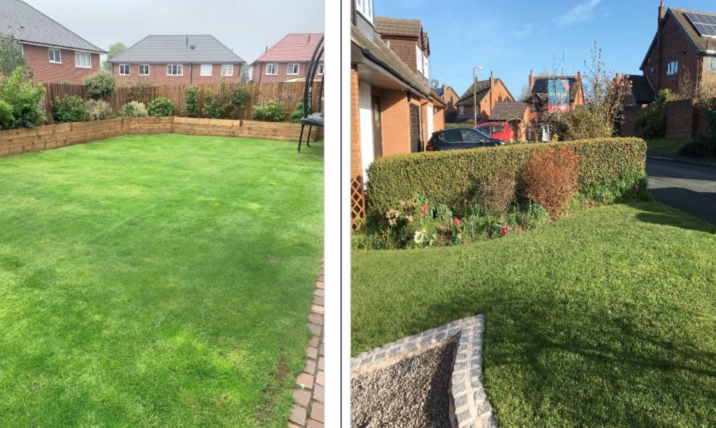 Lawn treatment in the Crewe area